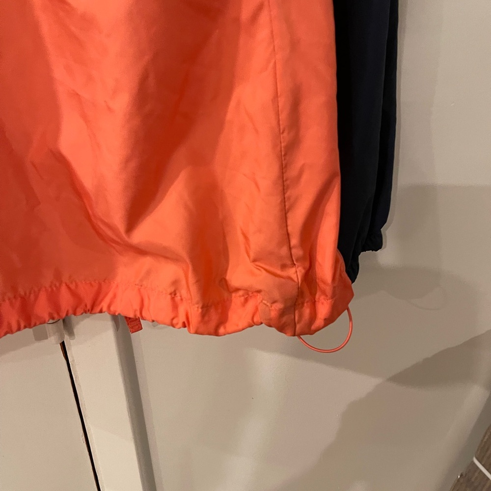 Columbia Dark Blue and Coral windbreaker Woman’s size S used - Picture 14 of 14